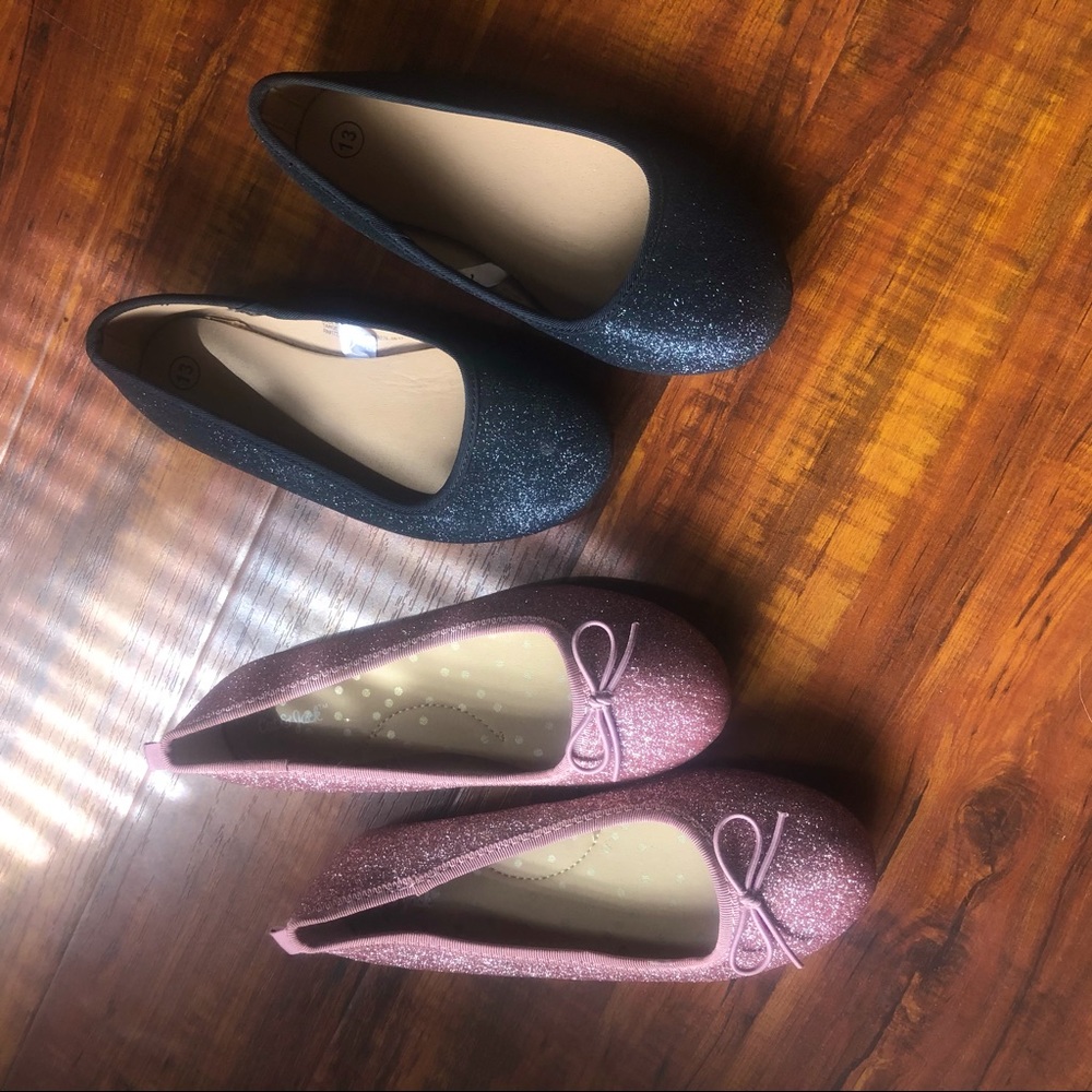 Cat & Jack Ballet Flats (2 pairs)